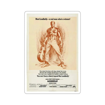 Leadbelly 1976 Movie Poster STICKER Vinyl Die-Cut Decal 5 Inch - The Sticker Space