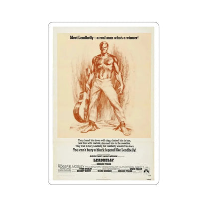 Leadbelly 1976 Movie Poster STICKER Vinyl Die-Cut Decal - The Sticker Space