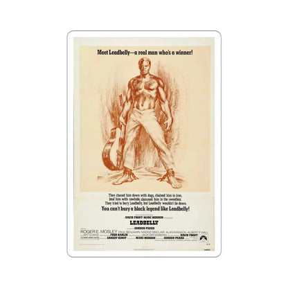 Leadbelly 1976 Movie Poster STICKER Vinyl Die-Cut Decal - The Sticker Space