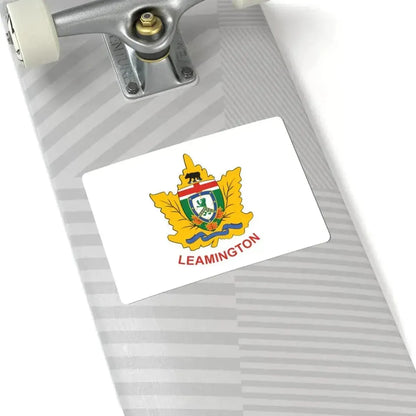Leamington Ontario Flag (Canada) STICKER Vinyl Kiss-Cut Decal - The Sticker Space