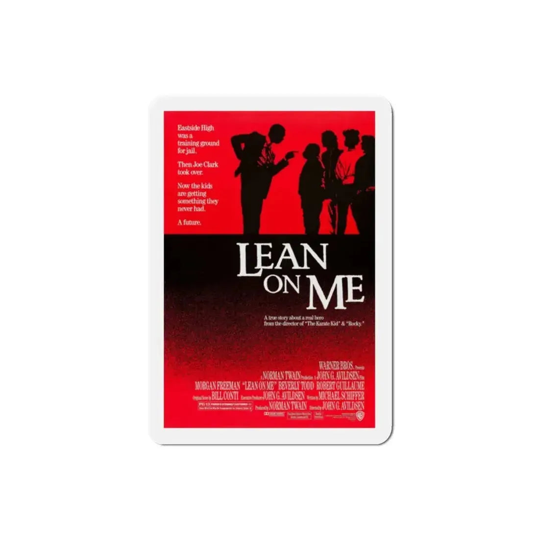 Lean on Me 1989 Movie Poster Refrigerator Magnet 2 Inch - The Sticker Space