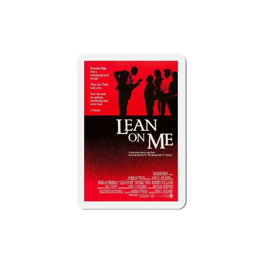 Lean on Me 1989 Movie Poster Refrigerator Magnet 5 Inch - The Sticker Space