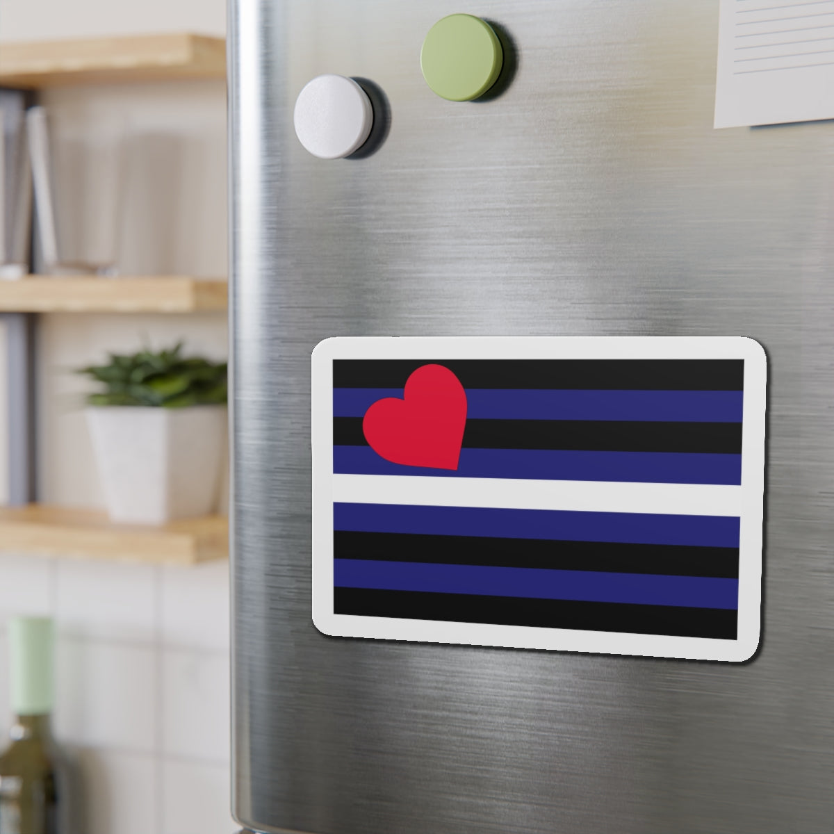 Leather, Latex, and BDSM Pride Flag - Die-Cut Magnet-The Sticker Space