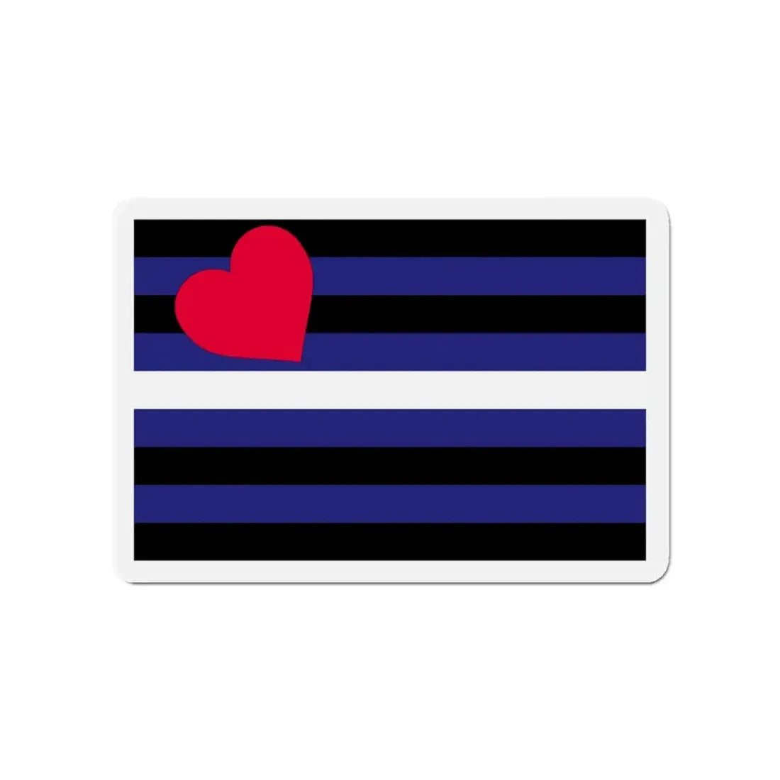 Leather, Latex, and BDSM Pride Flag - Refrigerator Magnet - The Sticker Space