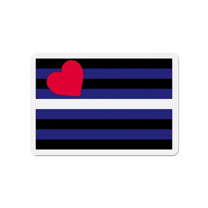 Leather, Latex, and BDSM Pride Flag - Refrigerator Magnet - The Sticker Space