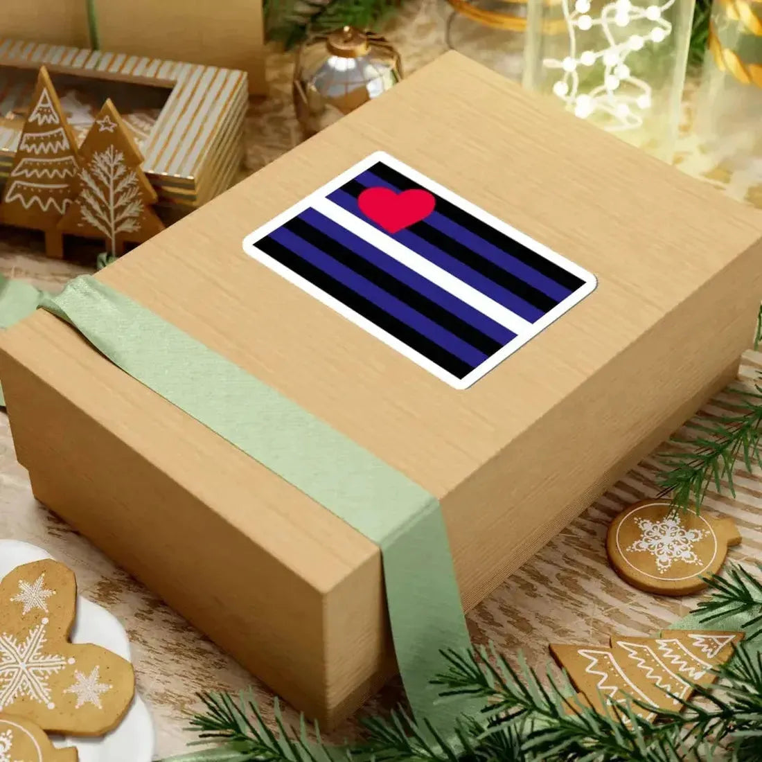 Leather, Latex, and BDSM Pride Flag - STICKER Vinyl Kiss-Cut Decal - The Sticker Space