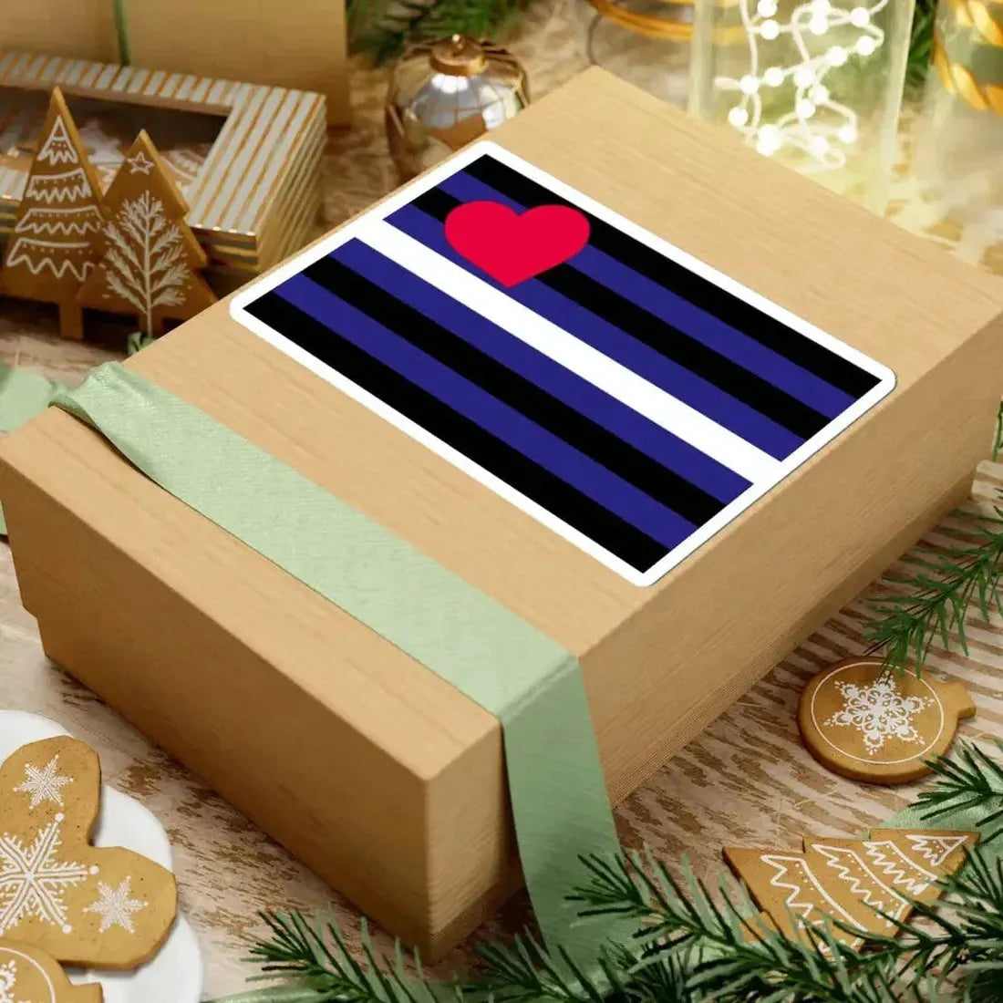 Leather, Latex, and BDSM Pride Flag - STICKER Vinyl Kiss-Cut Decal - The Sticker Space