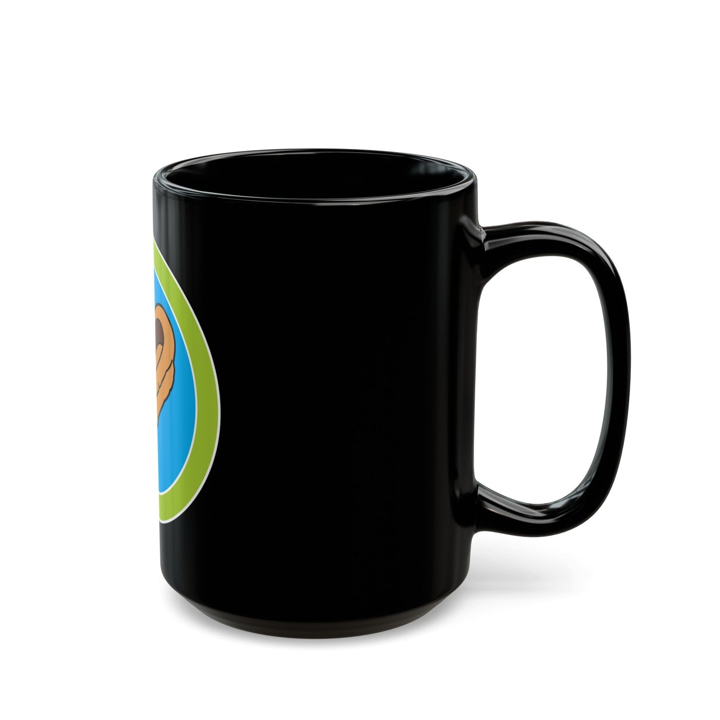 Leatherwork (Boy Scout Merit Badge) Black Coffee Mug-The Sticker Space