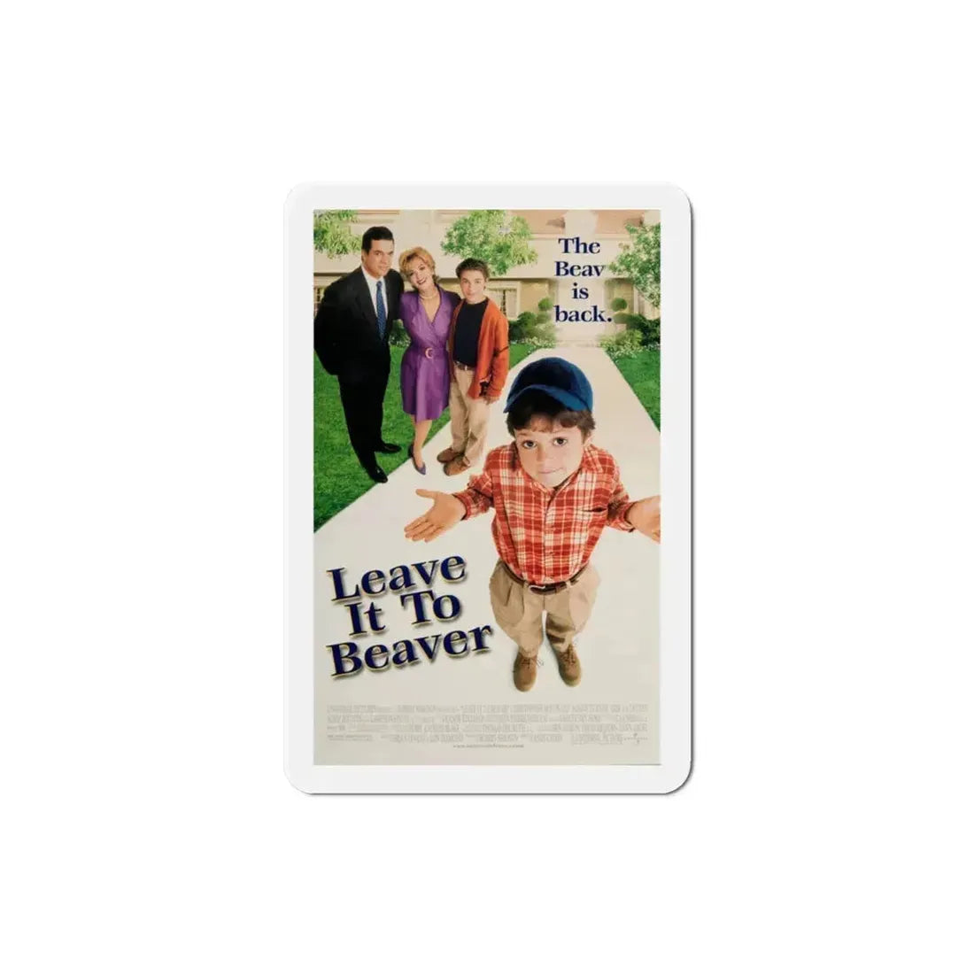 Leave It To Beaver 1997 Movie Poster Refrigerator Magnet 3 Inch - The Sticker Space