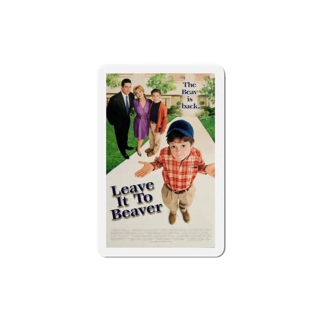 Leave It To Beaver 1997 Movie Poster Refrigerator Magnet 6 Inch - The Sticker Space