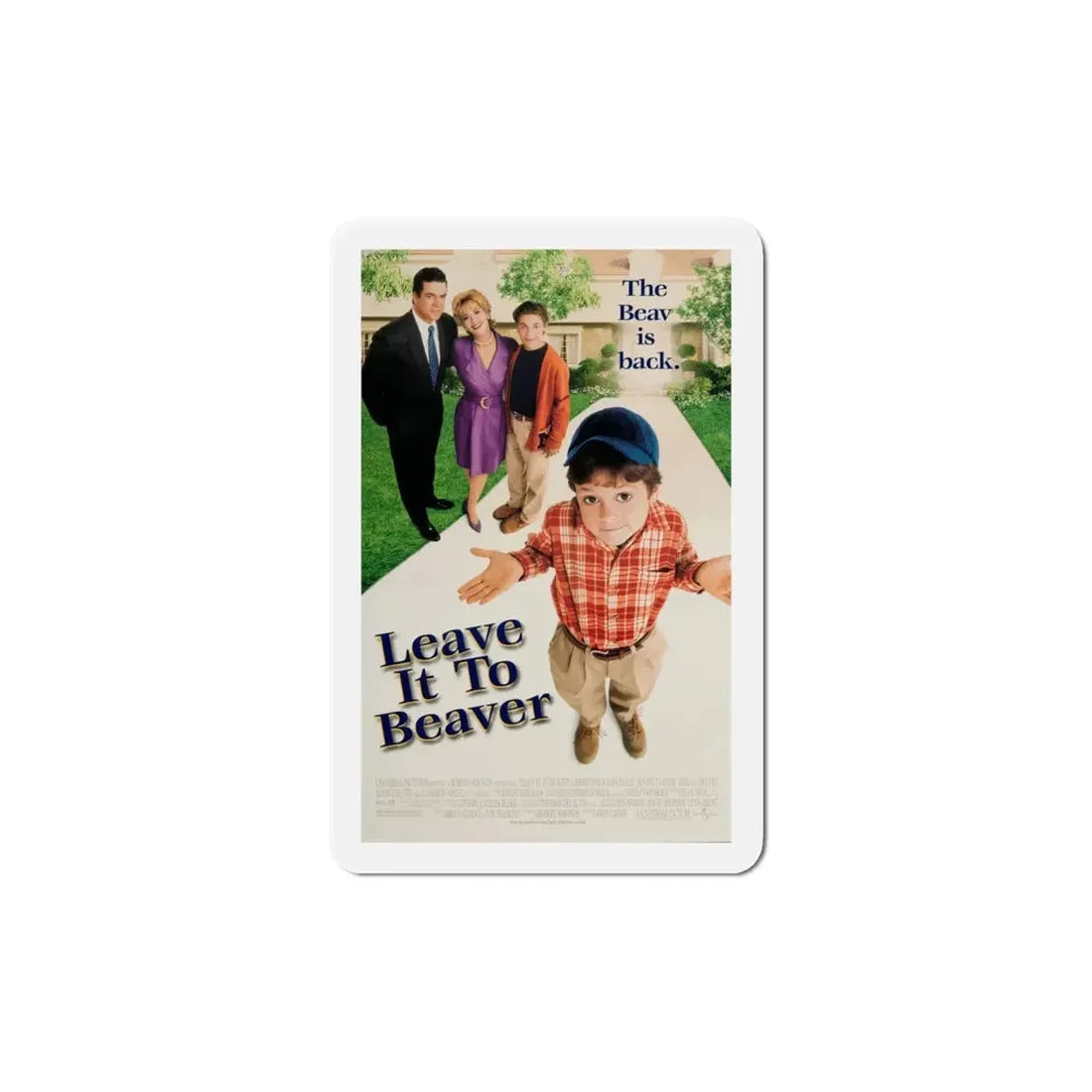 Leave It To Beaver 1997 Movie Poster Refrigerator Magnet - The Sticker Space