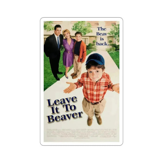 Leave It To Beaver 1997 Movie Poster STICKER Vinyl Die-Cut Decal 6 Inch - The Sticker Space