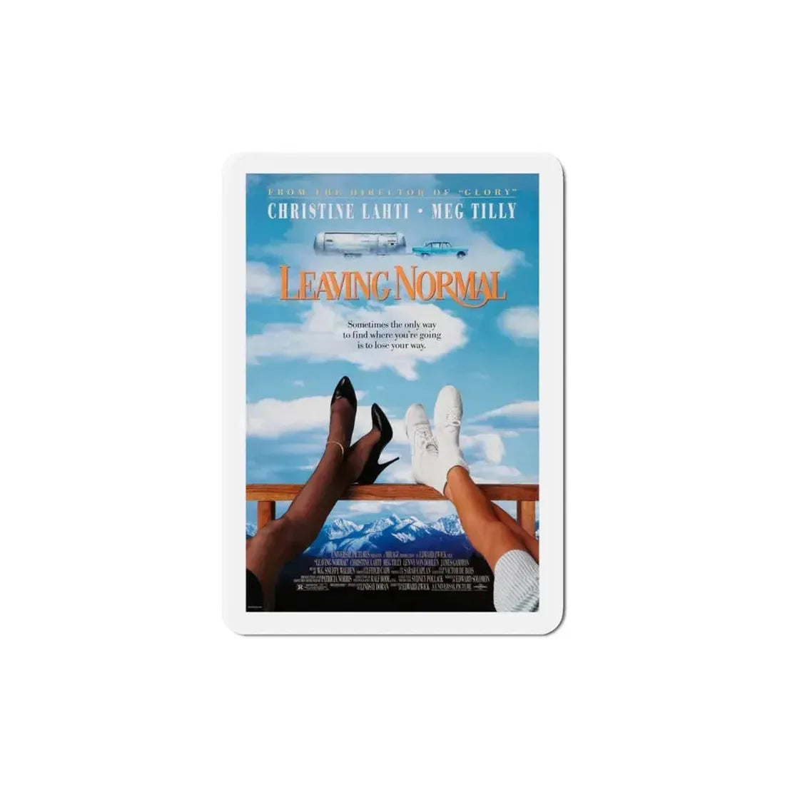 Leaving Normal 1992 Movie Poster Refrigerator Magnet 4 Inch - The Sticker Space