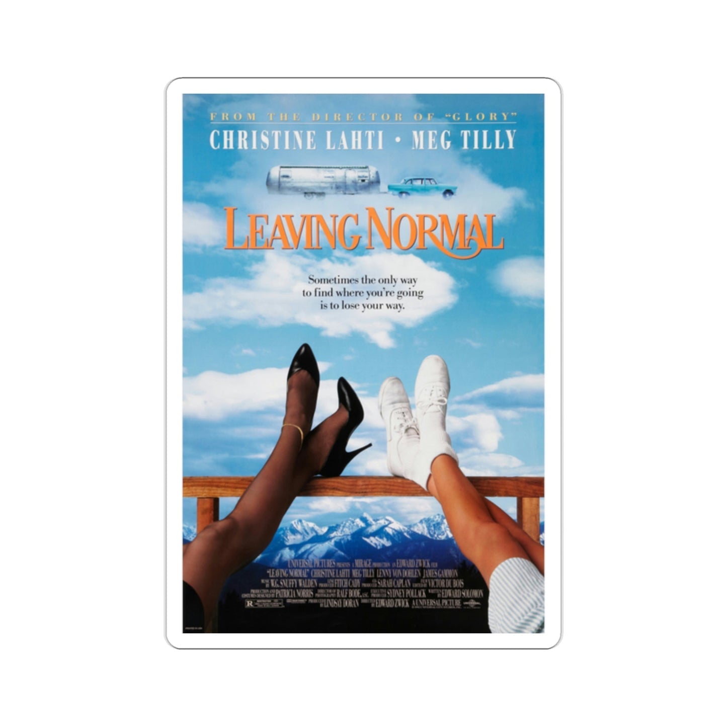 Leaving Normal 1992 Movie Poster STICKER Vinyl Die-Cut Decal-2 Inch-The Sticker Space