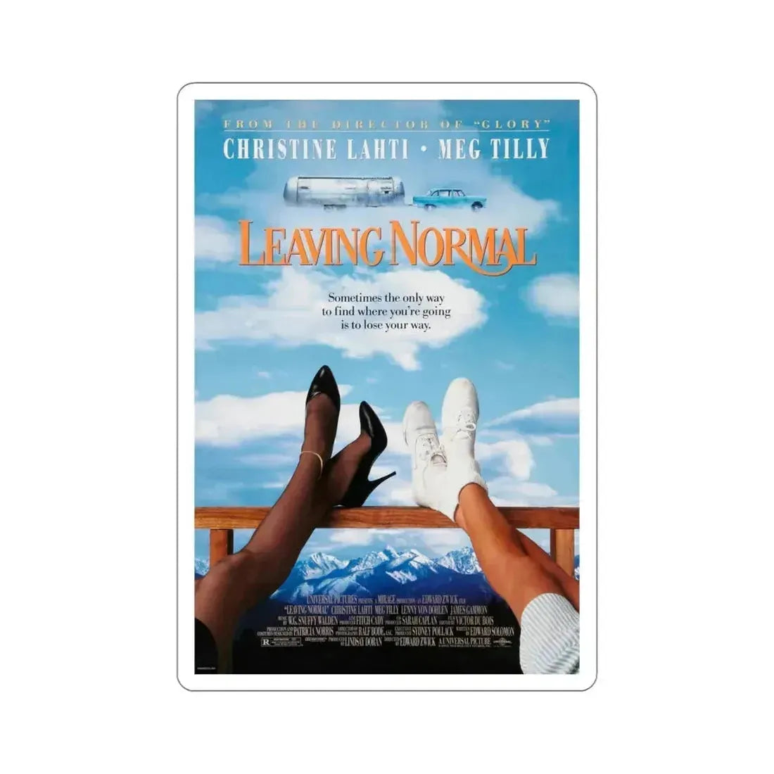 Leaving Normal 1992 Movie Poster STICKER Vinyl Die-Cut Decal 5 Inch - The Sticker Space