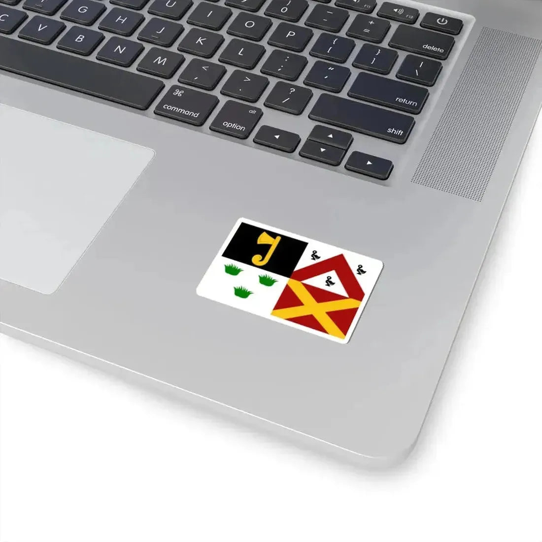 Ledegem vlag (Belgium) STICKER Vinyl Kiss-Cut Decal - The Sticker Space