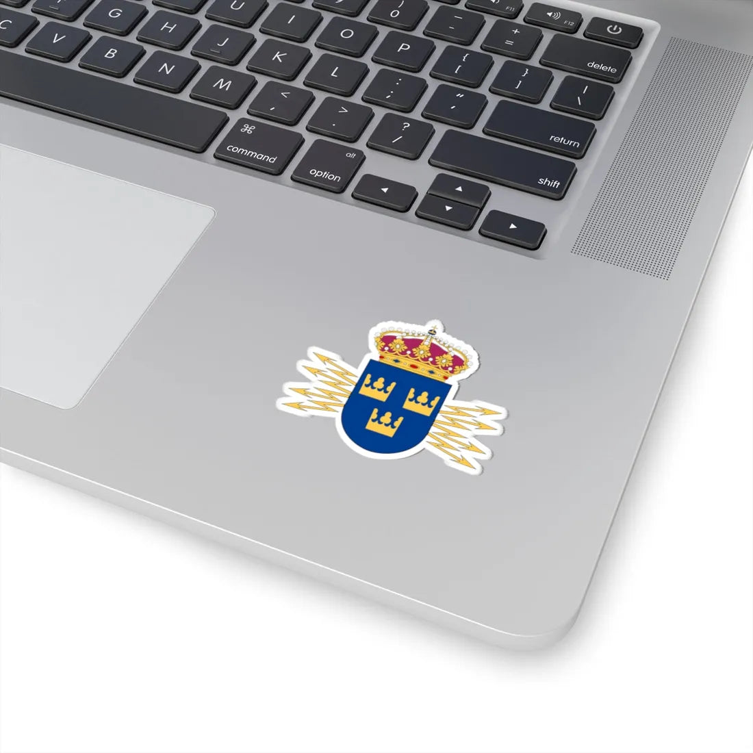Ledningsregementet vapen (Sweden) (Coat of Arms) STICKER Vinyl Kiss-Cut Decal - The Sticker Space
