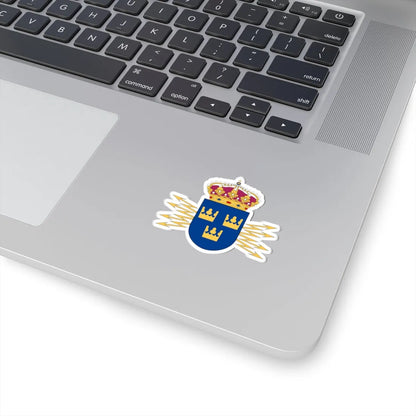 Ledningsregementet vapen (Sweden) (Coat of Arms) STICKER Vinyl Kiss-Cut Decal - The Sticker Space