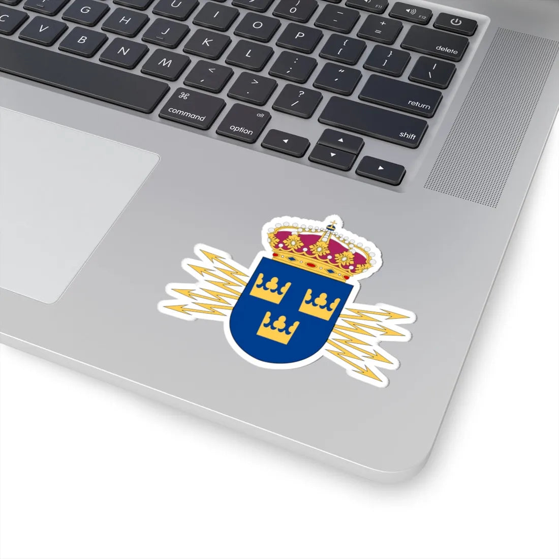 Ledningsregementet vapen (Sweden) (Coat of Arms) STICKER Vinyl Kiss-Cut Decal - The Sticker Space