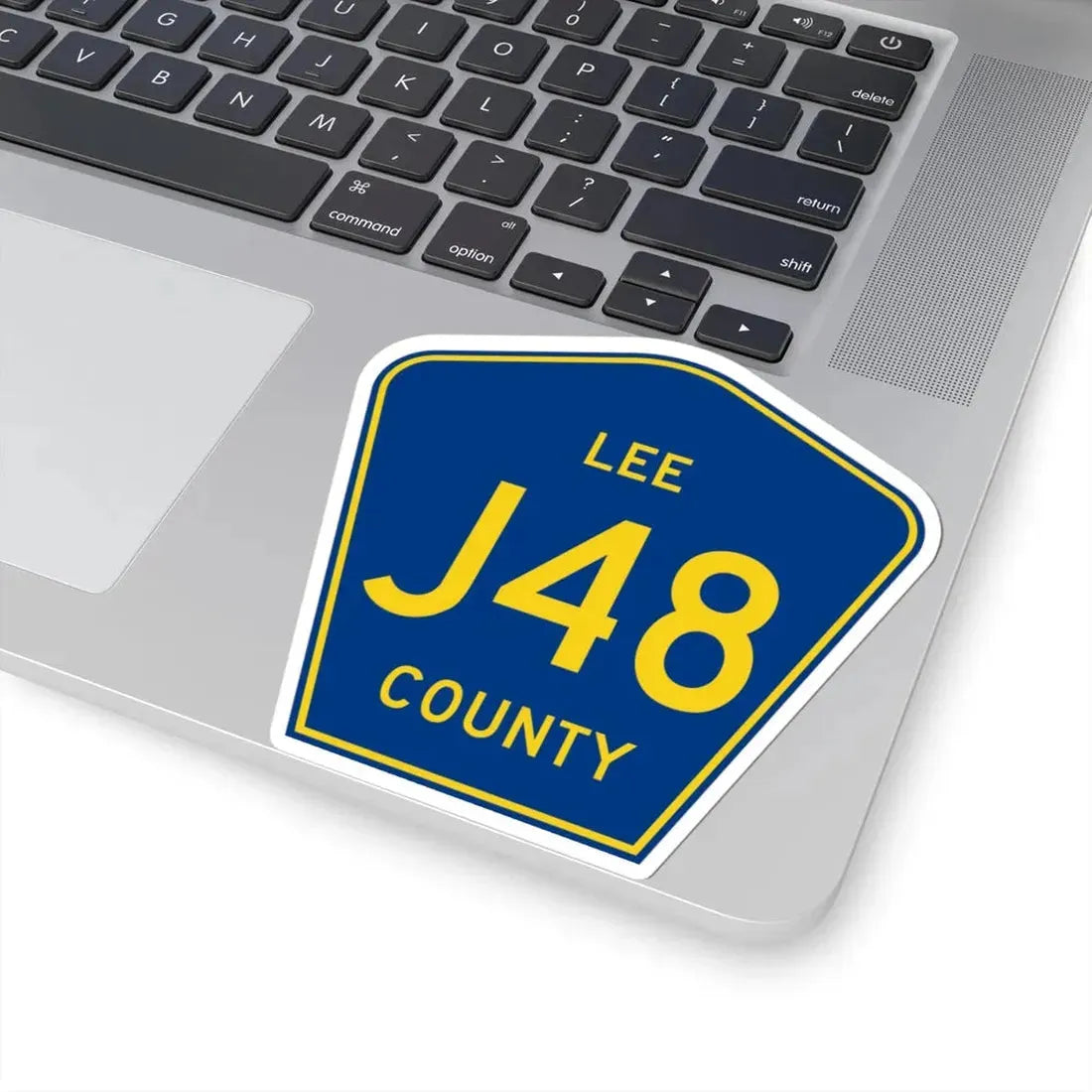Lee County J48 (Iowa) (Road Sign) STICKER Vinyl Kiss-Cut Decal - The Sticker Space
