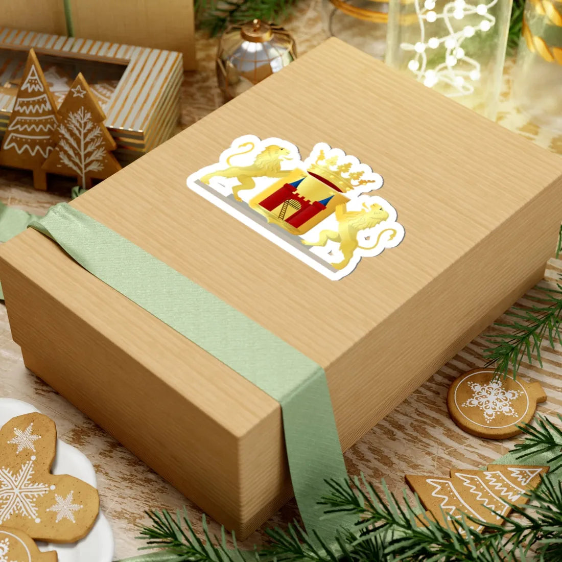 Leerdam wapen 1816 (Netherlands) (Coat of Arms) STICKER Vinyl Kiss-Cut Decal - The Sticker Space