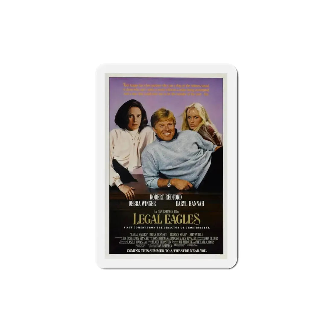 Legal Eagles 1986 Movie Poster Refrigerator Magnet - The Sticker Space