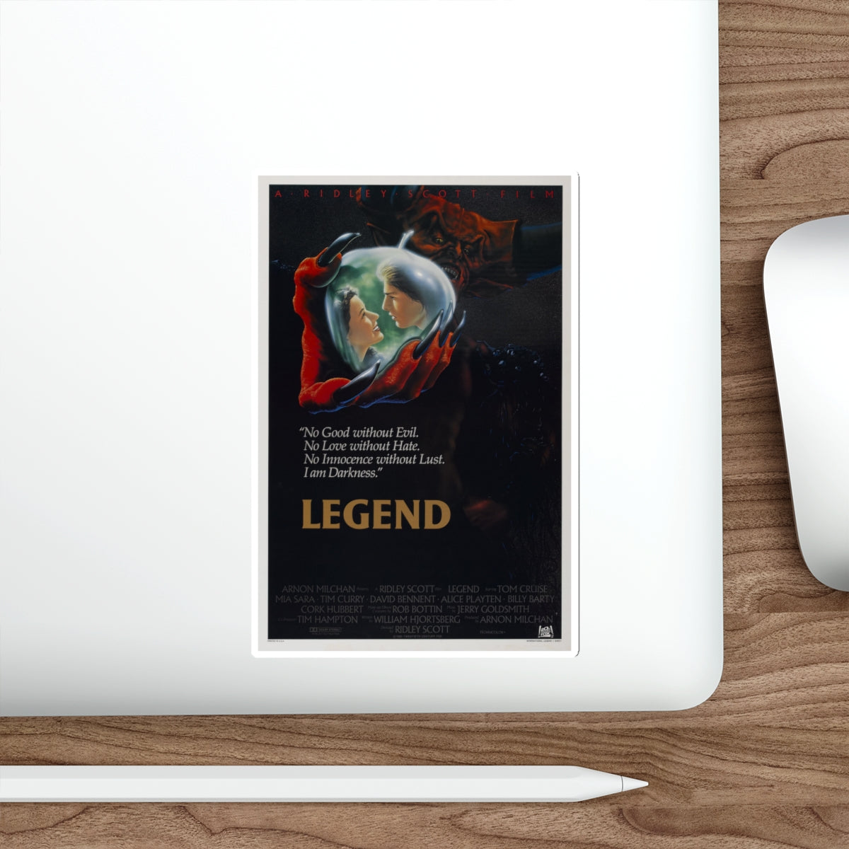 LEGEND 1985 Movie Poster STICKER Vinyl Die-Cut Decal-The Sticker Space