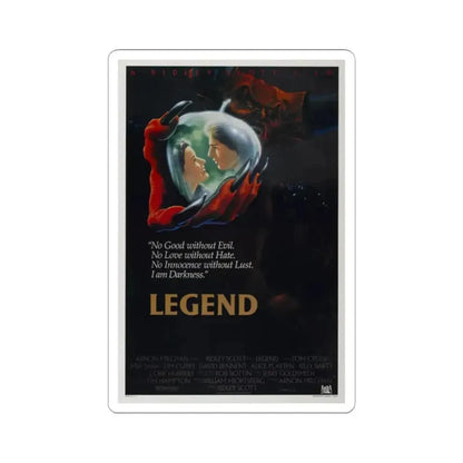 LEGEND 1985 Movie Poster - STICKER Vinyl Kiss-Cut Decal 2 Inch White - The Sticker Space