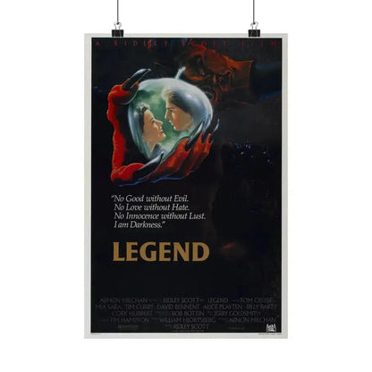 LEGEND 1985 - Paper Movie Poster 12″ x 18″ Matte - The Sticker Space