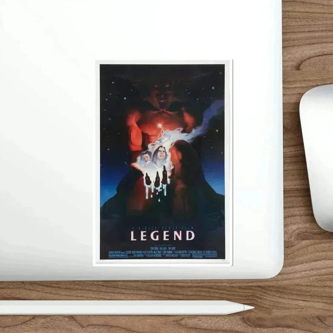 Legend 1986 Movie Poster STICKER Vinyl Die-Cut Decal - The Sticker Space