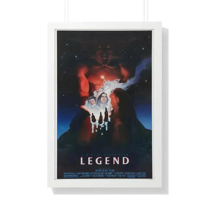 LEGEND (2) 1985 - Framed Movie Poster 20" x 30" White - The Sticker Space