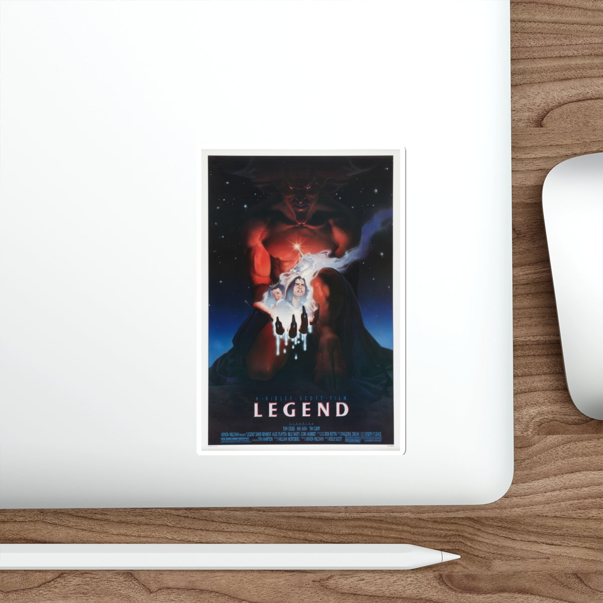 LEGEND (2) 1985 Movie Poster STICKER Vinyl Die-Cut Decal-The Sticker Space