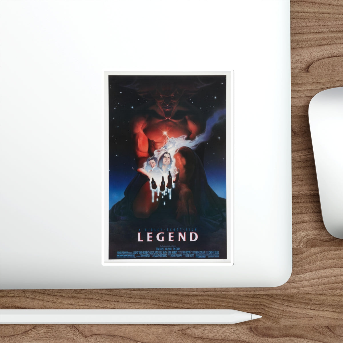 LEGEND (2) 1985 Movie Poster STICKER Vinyl Die-Cut Decal-The Sticker Space