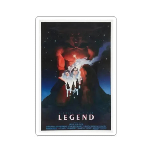 LEGEND (2) 1985 Movie Poster - STICKER Vinyl Kiss-Cut Decal 2 Inch White - The Sticker Space