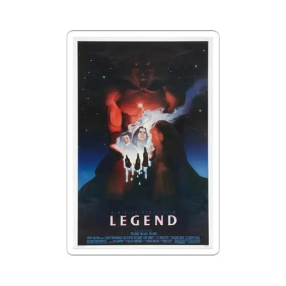 LEGEND (2) 1985 Movie Poster - STICKER Vinyl Kiss-Cut Decal 6 Inch White - The Sticker Space