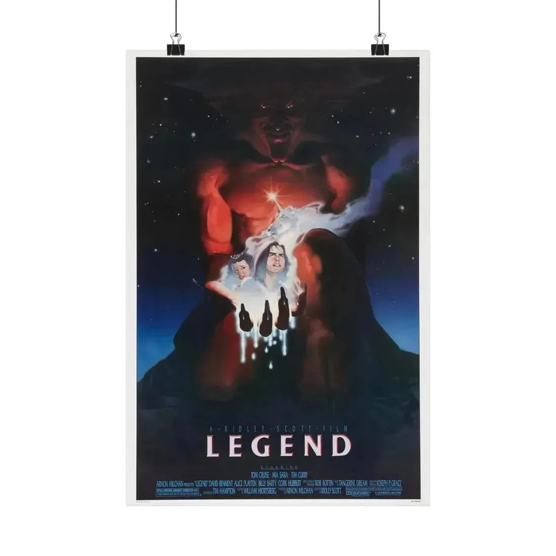 LEGEND (2) 1985 - Paper Movie Poster - The Sticker Space