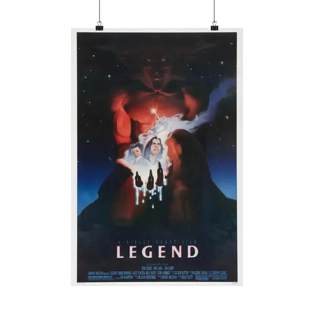 LEGEND (2) 1985 - Paper Movie Poster - The Sticker Space
