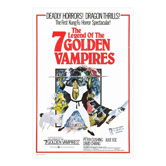 LEGEND OF THE 7 GOLDEN VAMPIRES 1974 - Paper Movie Poster-24″ x 36″ (Vertical)-The Sticker Space