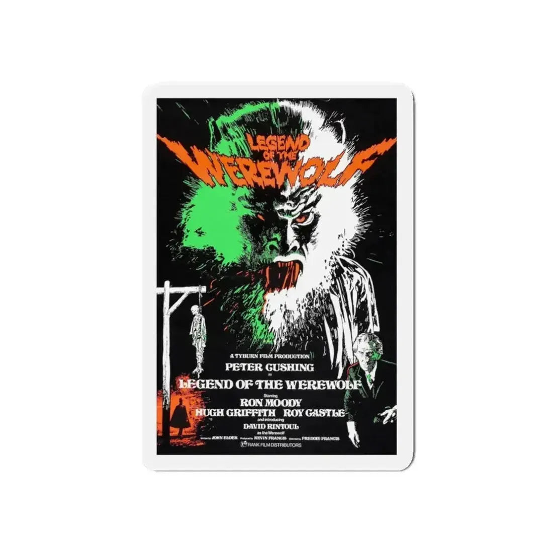 LEGEND OF THE WEREWOLF 1975 Movie Poster - Refrigerator Magnet - The Sticker Space