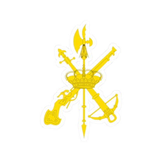 Legion-esp-oro (Spain) (Coat of Arms) STICKER Vinyl Kiss-Cut Decal 2 Inch White - The Sticker Space