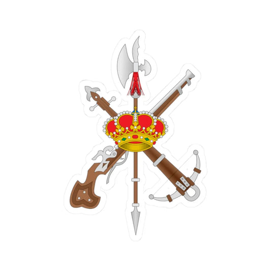 Legion-esp (Spain) (Coat of Arms) STICKER Vinyl Kiss-Cut Decal 2 Inch White - The Sticker Space