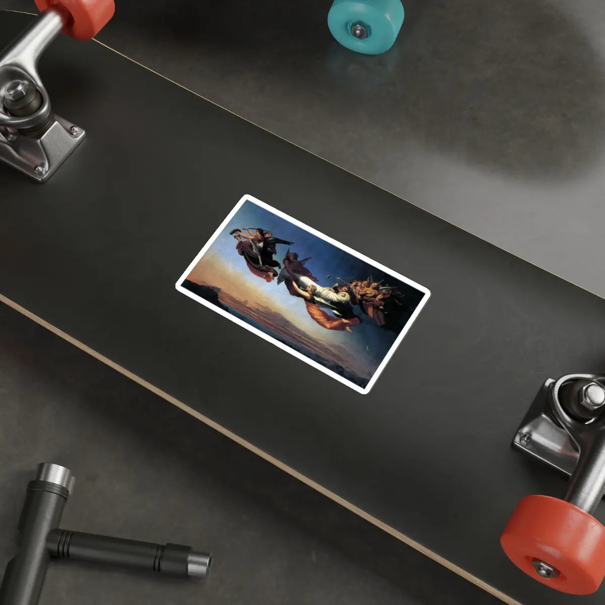 SKU:18767657551217353156 Sticker types:White Shape:Die-Cut Sizes:5" × 5"