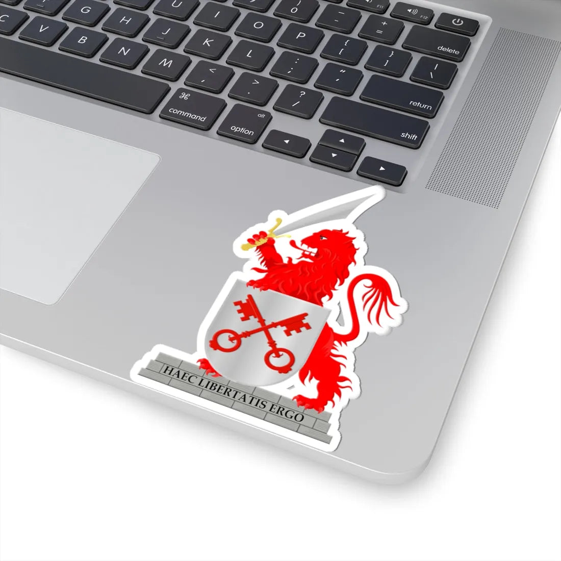 Leiden wapen (Netherlands) (Coat of Arms) STICKER Vinyl Kiss-Cut Decal - The Sticker Space