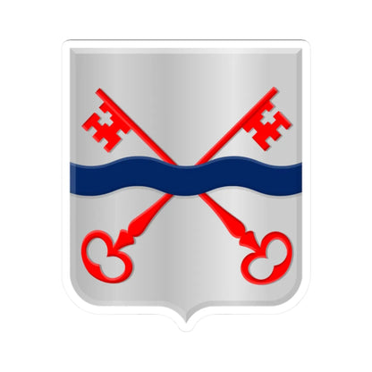 Leiderdorp wapen (Netherlands) (Coat of Arms) STICKER Vinyl Kiss-Cut Decal 2 Inch White - The Sticker Space