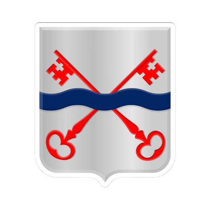 Leiderdorp wapen (Netherlands) (Coat of Arms) STICKER Vinyl Kiss-Cut Decal 3 Inch White - The Sticker Space