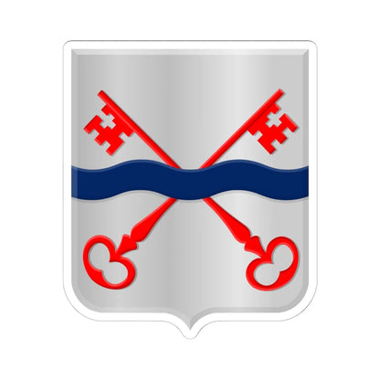 Leiderdorp wapen (Netherlands) (Coat of Arms) STICKER Vinyl Kiss-Cut Decal 6 Inch White - The Sticker Space