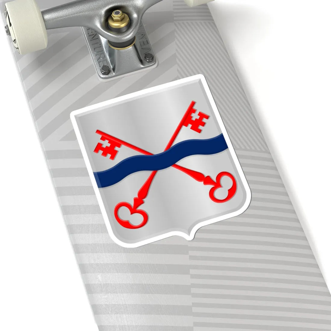Leiderdorp wapen (Netherlands) (Coat of Arms) STICKER Vinyl Kiss-Cut Decal - The Sticker Space