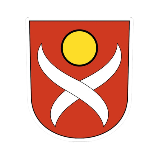 Leimbach-blazon (Switzerland) (Coat of Arms) STICKER Vinyl Kiss-Cut Decal 2 Inch White - The Sticker Space