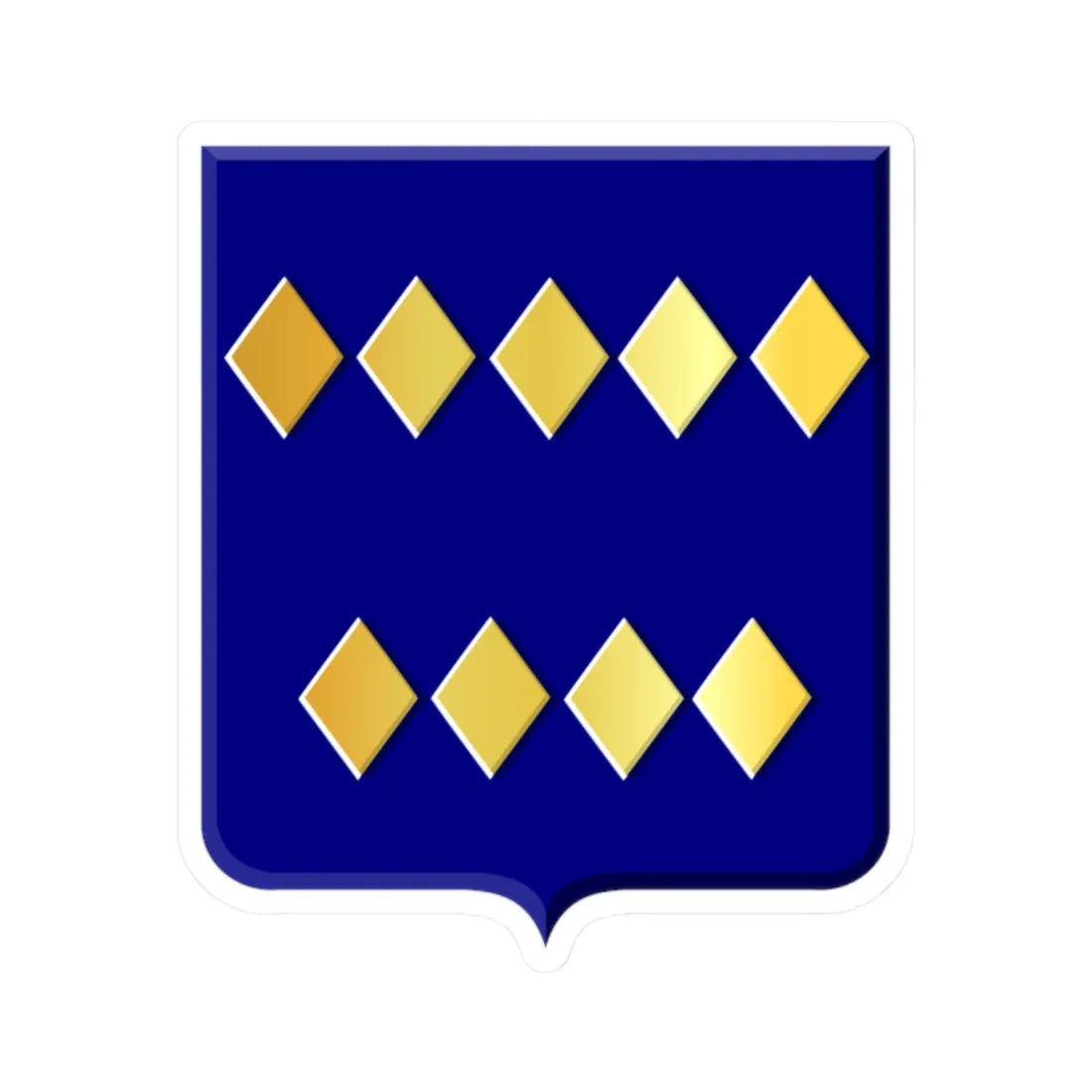 Leimuiden wapen (Netherlands) (Coat of Arms) STICKER Vinyl Kiss-Cut Decal 2 Inch White - The Sticker Space