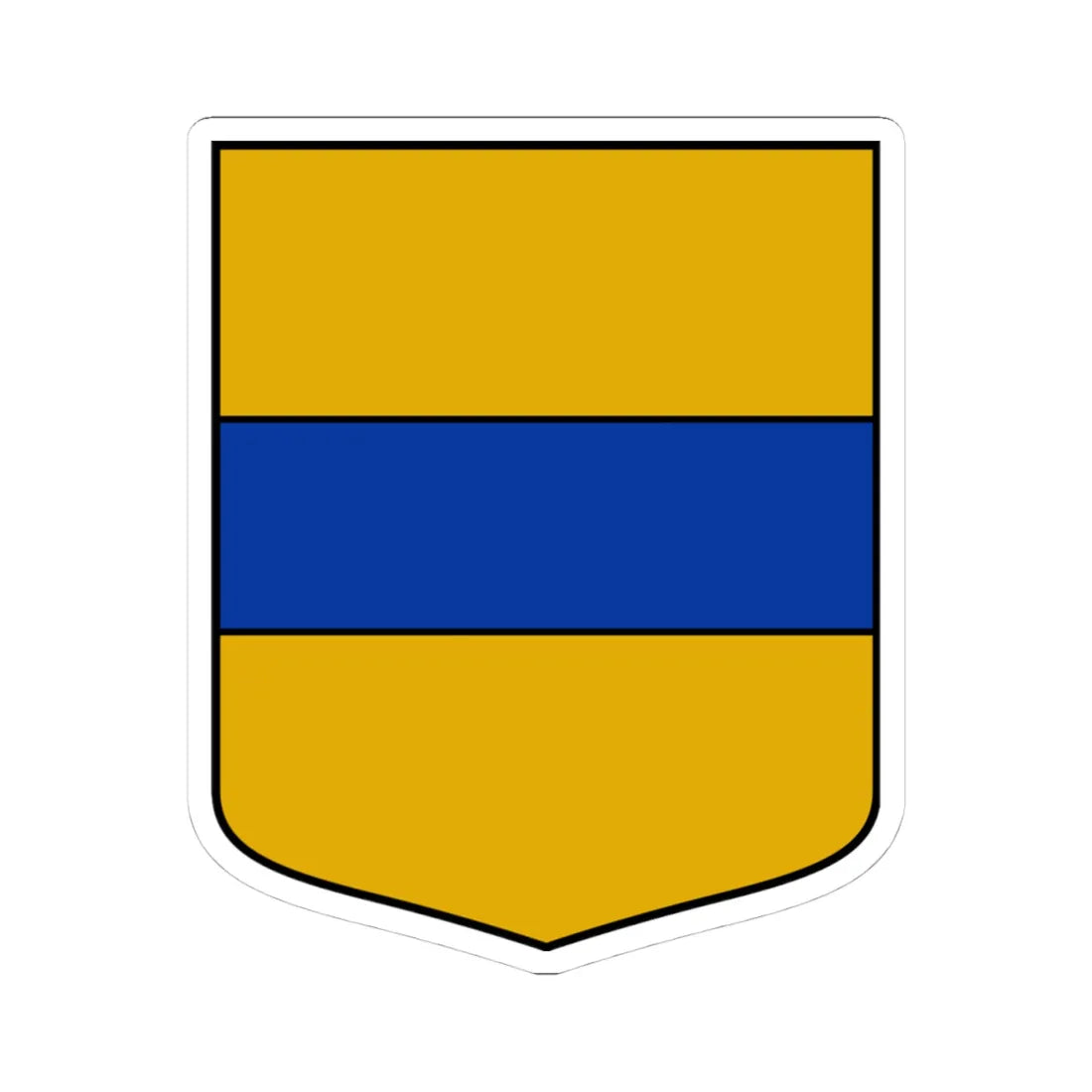 Lejasciema pagasts COA (Latvia) (Coat of Arms) STICKER Vinyl Kiss-Cut Decal 4 Inch White - The Sticker Space